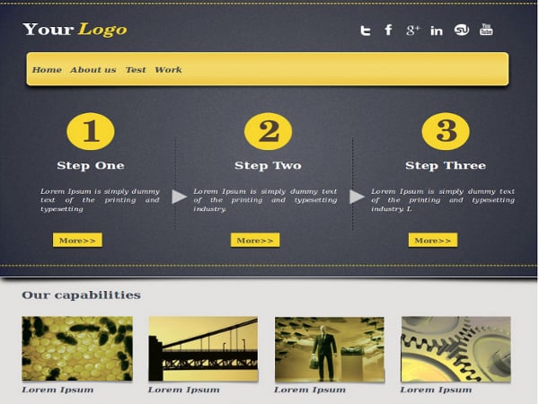 Business Yellow Corporate Drupal Theme