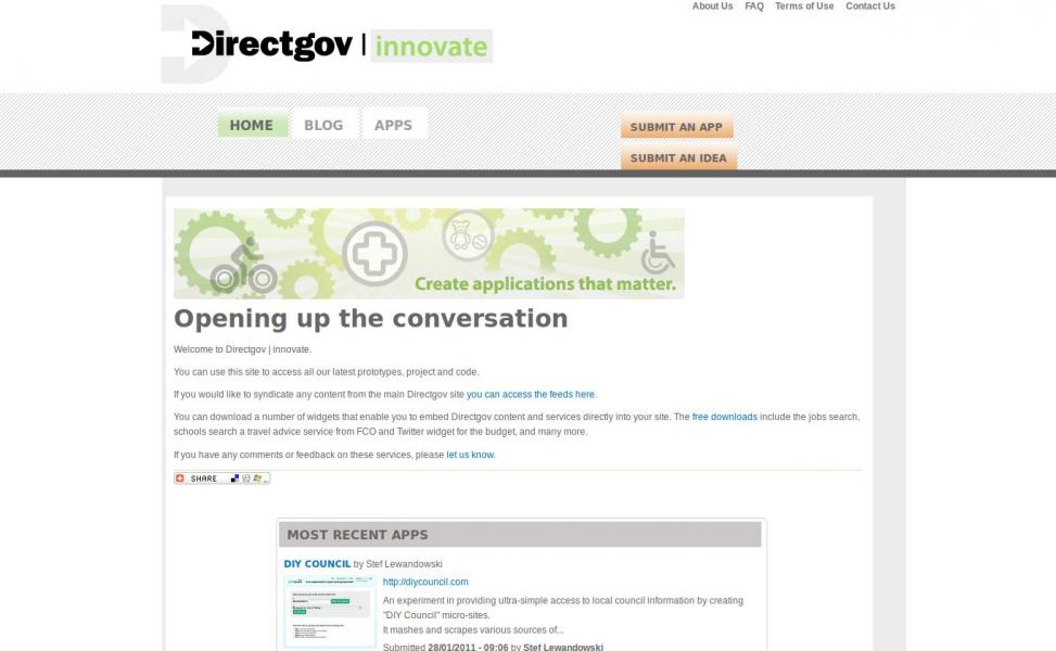 Innovate Direct Gov(UK)