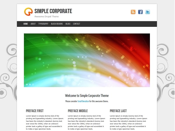 Drupal Simple Corporate