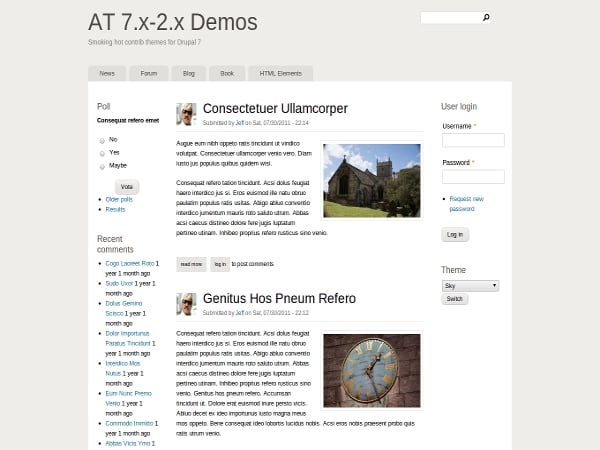 Adaptive Drupal Theme