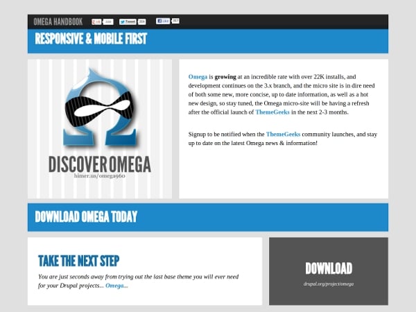 Omega Drupal Theme