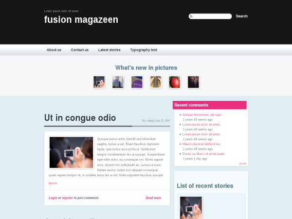 Magazeen Drupal 6 theme