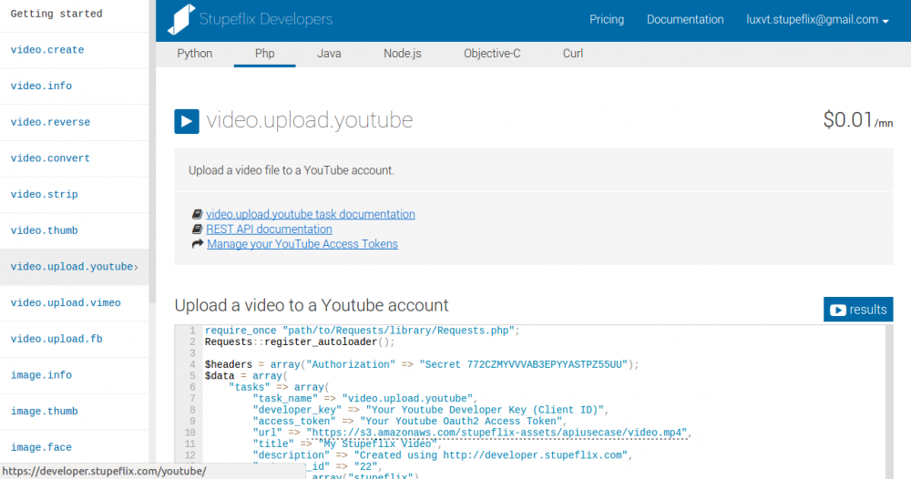 how to upload a youtube video using node how to upload a youtube video using node