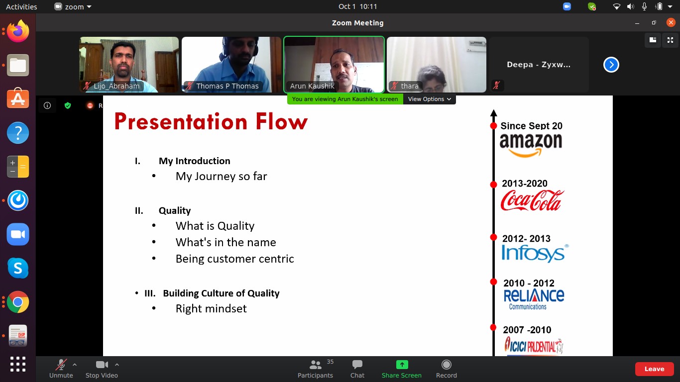 Arun Kaushik's Presentation