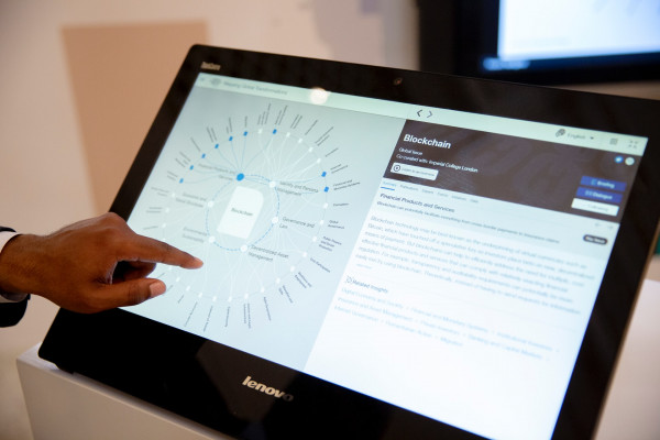 Interacting on a touch screen in Lenovo laptop