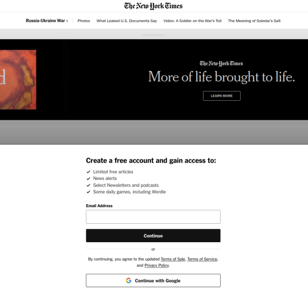NY Times Subscription