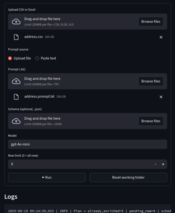 CSVAI UI