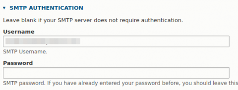 SMTP authentication