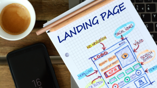 Landing Page Design wire mesh
