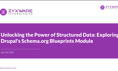 Unlocking the Power of Structured Data: Exploring Drupal's Schema.org Blueprints Module