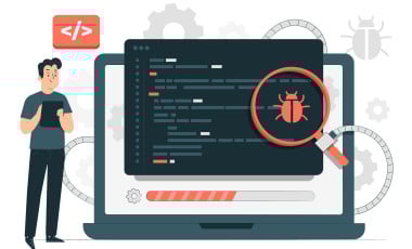 Software Bug Illustration