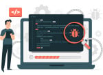 Software Bug Illustration