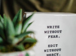 Write without fear, edit without mercy. 